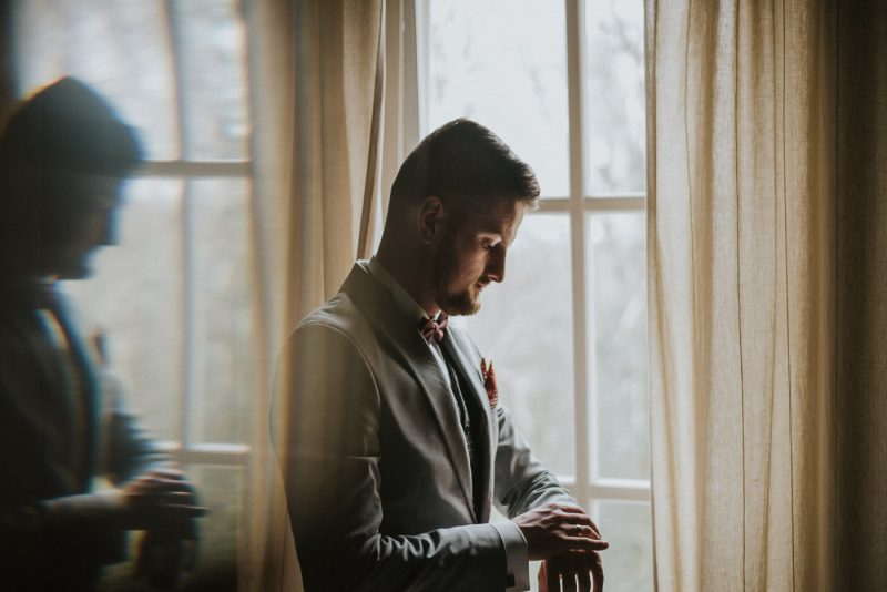 Przystojny Pan Młody Zlotopolska Dolina